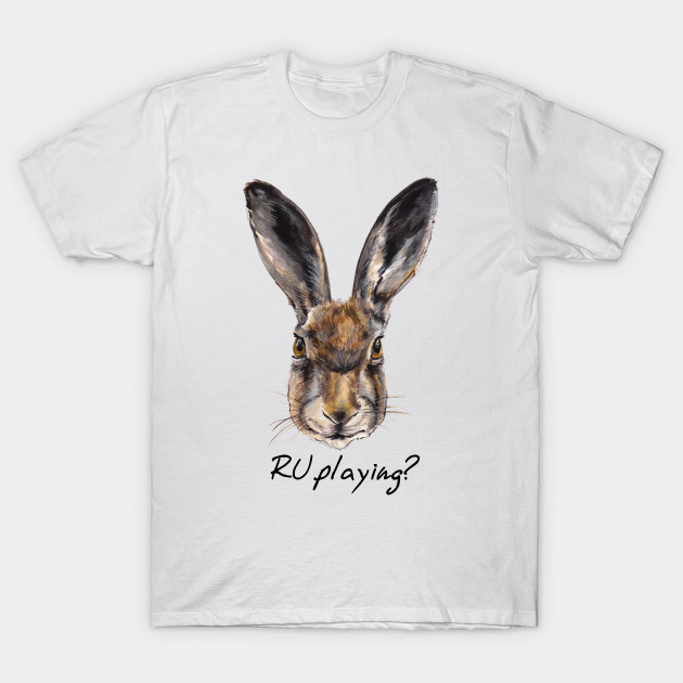 RABBITS "R U playing?" T-Shirt-TOZ